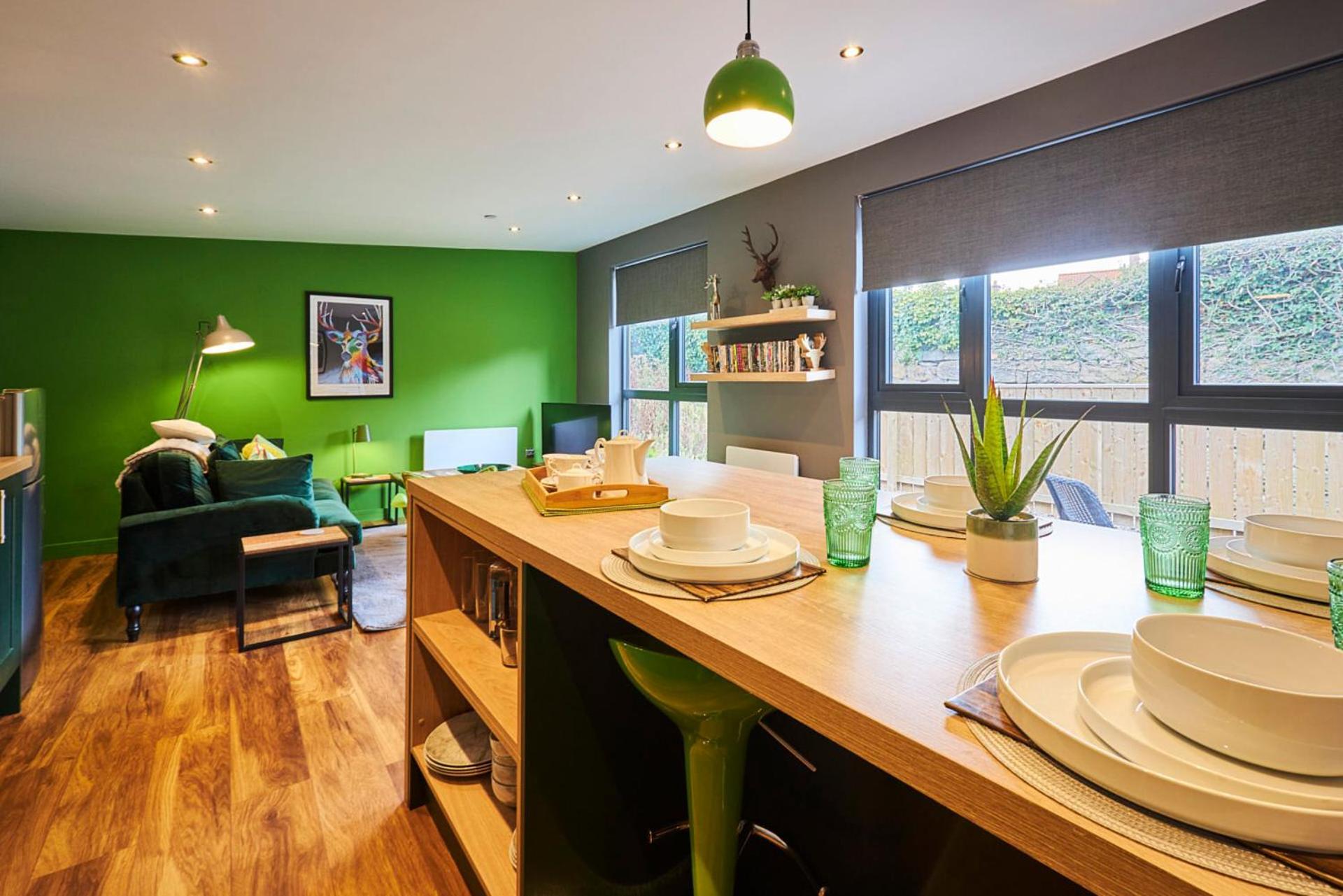 Host & Stay - Forest Green Lodge Alnwick Exteriör bild