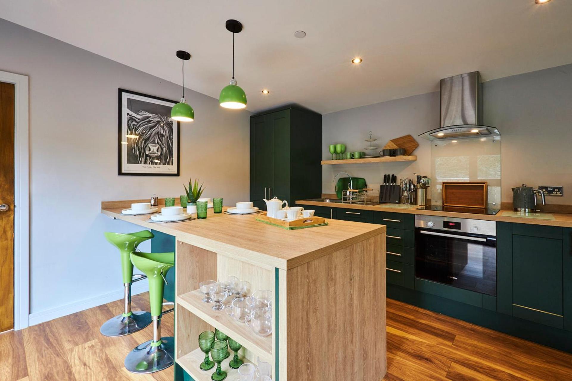 Host & Stay - Forest Green Lodge Alnwick Exteriör bild