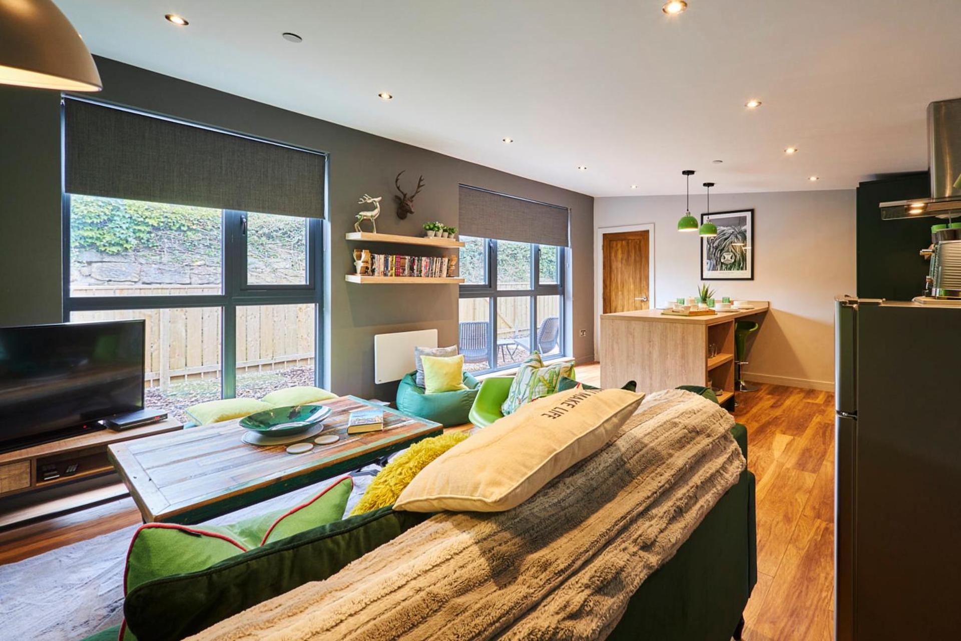Host & Stay - Forest Green Lodge Alnwick Exteriör bild
